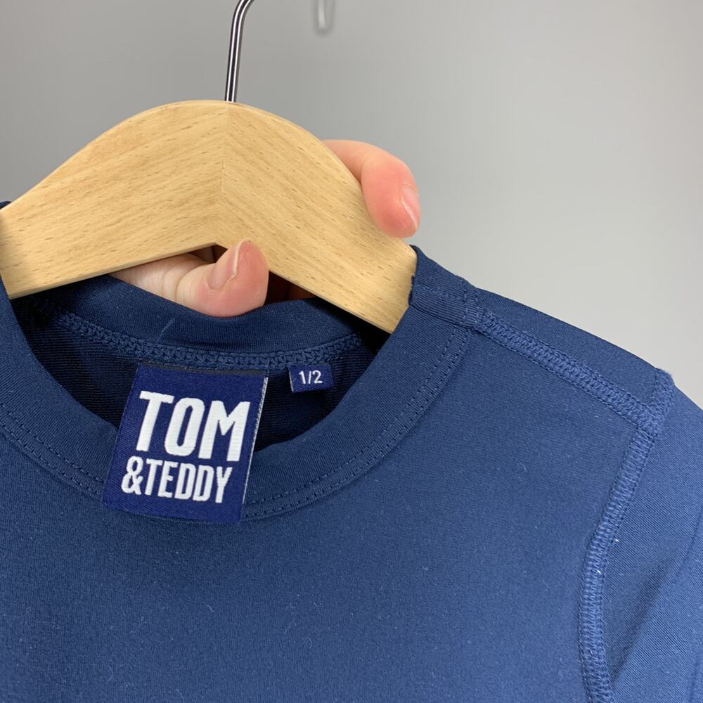 Tom & Teddy Navy Blue Rash Guard - Picture 3 of 3